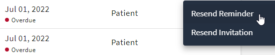 How to Resend a Survey Reminder to a Patient 2