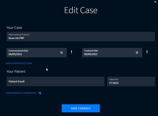 Show Advanced Settings_Case Edit
